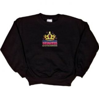 Youth Sweatshirt  I DIDN'T ASK TO BE A PRINCESS BUT IF THE CROWN FITS Novelty Athletic Sweatshirts Clothing