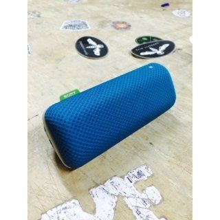 Sony SRSBTS50 Portable Splash Proof NFC Bluetooth Wireless Speaker System (Blue)  Players & Accessories