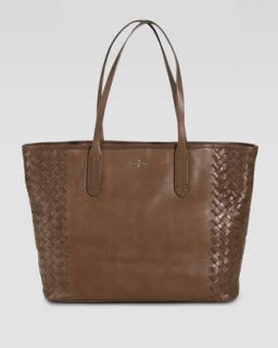 Cole Haan Victoria Woven Side Tote Bag, Tan