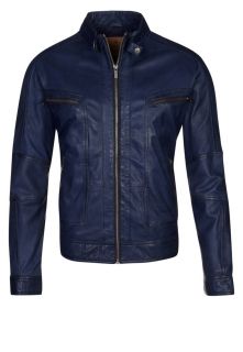 Goosecraft   Leather jacket   blue
