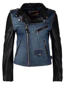 Schott NYC   Leather jacket   blue