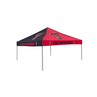 Logo Chairs Checkerboard Tent 9 ft W x 9 ft L Square Red and Black Standard Canopy