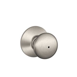 Schlage Satin Nickel Round Push Button Lock Residential Privacy Door Knob
