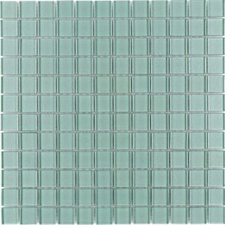 Elida Ceramica Ultra Marine Glass Mosaic Square Indoor/Outdoor Wall Tile (Common 12 in x 12 in; Actual 11.75 in x 11.75 in)