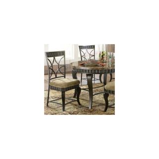 Steve Silver Company Set of 2 Hamlyn Pewter Dining Chairs