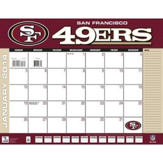 San Francisco 49ers 2014 22 x 17 Desk Calendar