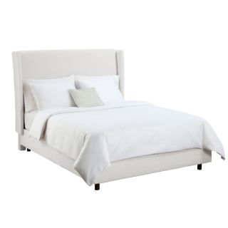 Skyline Furniture Diversey White Queen Upholstered Bed