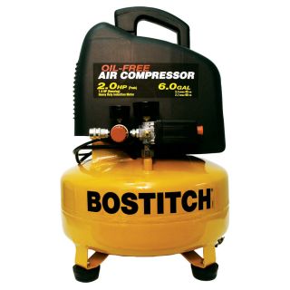 STANLEY BOSTITCH 2 HP 6 Gallon 135 PSI Electric Air Compressor