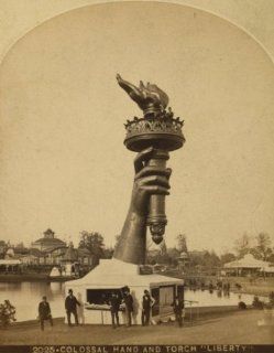Philada.  Centennial photographic Co., c1876 Colossal hand and torch "Libert g5  