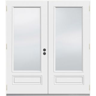 JELD WEN 71.5 in 1 Lite Glass Composite French Outswing Patio Door