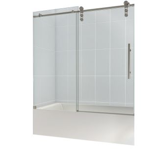 DreamLine Enigma Z 59 in W x 62 in H Frameless Bathtub Door