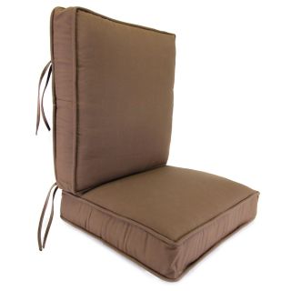 Jordan Manufacturing Sparkle Coffee Deep Seat Patio Chair Cushion