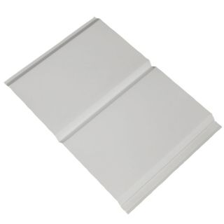 Amerimax White Double Solid Soffit (Common 12 in x 12 ft; Actual 13 in x 12 ft)
