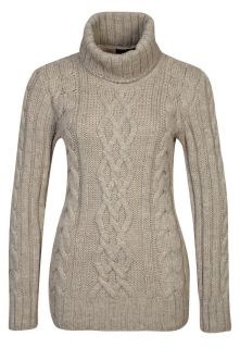 Peregrine   ARAN   Jumper   beige