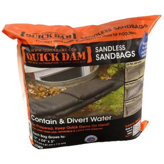 Quick Dam 120 Pack 24 in L x 12 in W Self Inflating Flood Bags