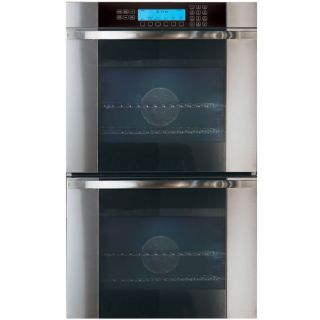Dacor 27 in Self Cleaning Convection Double Electric Wall Oven (Black Glass)