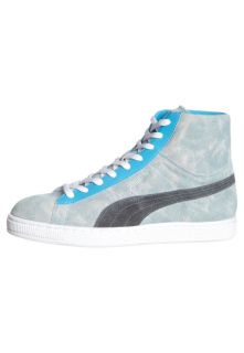 Puma SUEDE MID   High top trainers   turquoise