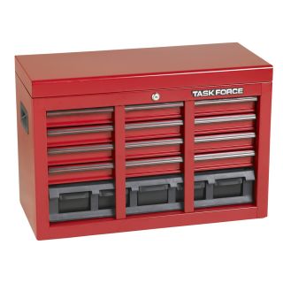 Task Force 17.5 in x 26 in 7 Drawer Friction Steel Tool Chest (Red)