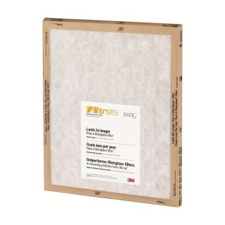 Filtrete 2 Pack Flat Panel Basic Flat Air Filters (Common 16 in x 25 in x 1 in; Actual 15.7 in x 24.7 in x 1 in)