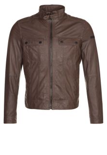 Strellson Premium   CUNTINGTON   Leather jacket   brown