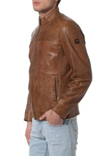 BOSS Orange JIPS 4   Leather jacket   brown