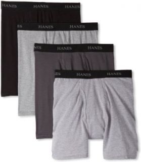Hanes Men's Classics 4 Pack Stretch Boxer Brief   Colors May Vary at  Mens Clothing store Hanes Spandex Boxer Briefs