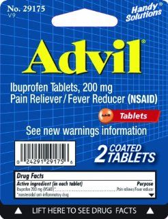 Handy Solutions Advil Mini, 2 Tablets Package (Pack of 18) Health & Personal Care
