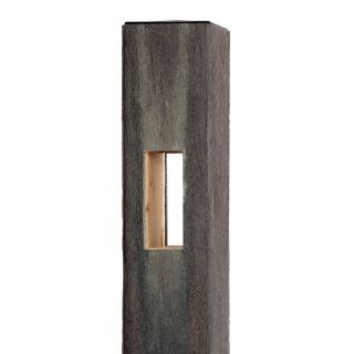 Woodshades Barnwood Composite Line Post (Common 4 in x 4 in x 5 ft; Actual 3.5 in x 3.5 in x 5.3 ft)