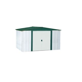 Arrow Galvanized Steel Storage Shed (Common 8 ft x 6 ft; Interior Dimensions 7.9 ft x 5.5 ft)