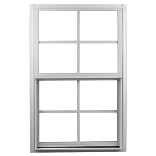Ply Gem 1500 Series Aluminum Double Pane Single Hung Window (Fits Rough Opening 36 in x 60 in; Actual 35.25 in x 59.25 in)