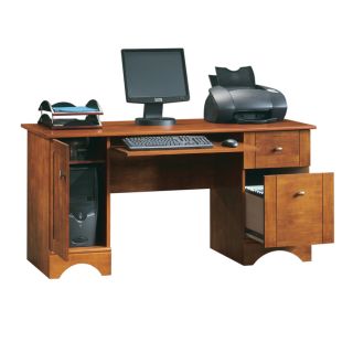 Sauder Brushed Maple Computer Desk