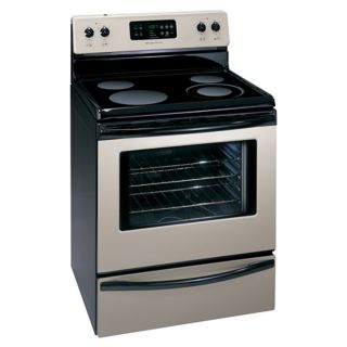 Frigidaire 30 in Smooth Surface Freestanding 5.3 cu ft Self Cleaning Electric Range (Stainless Look)