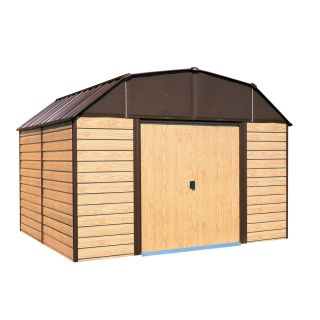 Arrow Galvanized Steel Storage Shed (Common 10 ft x 9 ft; Interior Dimensions 9.85 ft x 8.52 ft)