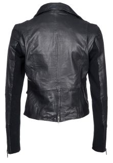 Object WIRE   Leather jacket   black