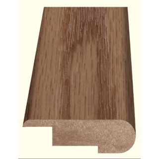 Style Selections 2.37 in x 94 in Light Brown Oak Woodgrain Stair Nose Floor Moulding