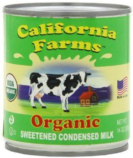 California Farm Condensed Milk green, 14 Ounce Can (Pack of 6)  Sweetened Condensed Milk  Grocery & Gourmet Food