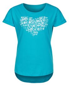 TWINTIP   Print T shirt   turquoise