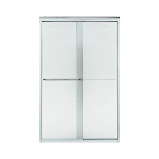 Sterling Finesse 3 ft 6.62 in to 3 ft 11.62 in W x 5 ft 10.06 in H Silver Sliding Shower Door