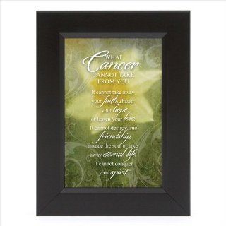What Cancer Cannot Take From You Shadow Box   Decorative Plaques