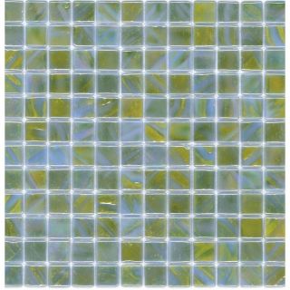 Elida Ceramica Recycled Sea Glass Mosaic Square Indoor/Outdoor Wall Tile (Common 12 in x 12 in; Actual 12.5 in x 12.5 in)