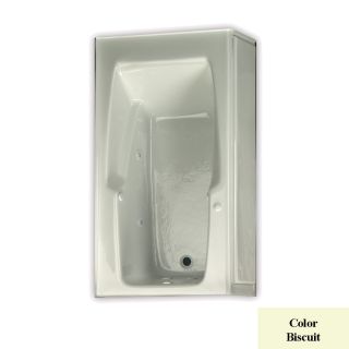 Laurel Mountain Trade Replacement 59.75 in L x 32 in W x 18.5 in H Biscuit Rectangular Air Bath