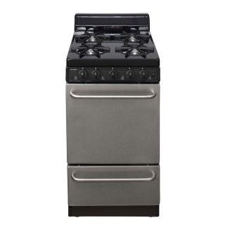 Premier Freestanding 2.4 cu ft Gas Range (Stainless Steel) (Common 20 in; Actual 20.125 in)
