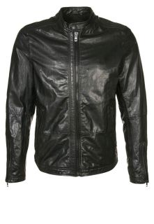 Diesel   LAGNUM   Leather jacket   black