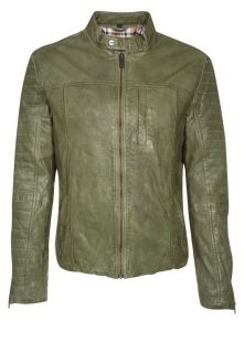 Maze   Leather jacket   green