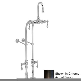 American Bath Factory F300 Old World Bronze 2 Handle Fixed Clawfoot Tub Faucet