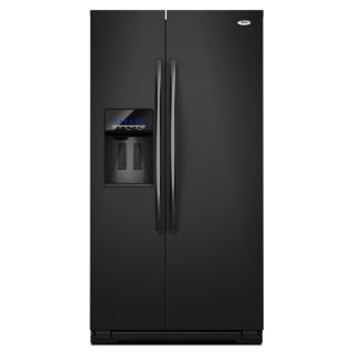 Whirlpool 26.4 cu ft Side by Side Refrigerator (Black) ENERGY STAR