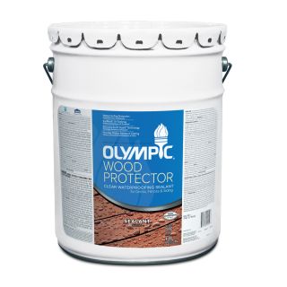 Olympic 5 Gallon Clear Clear Exterior Stain