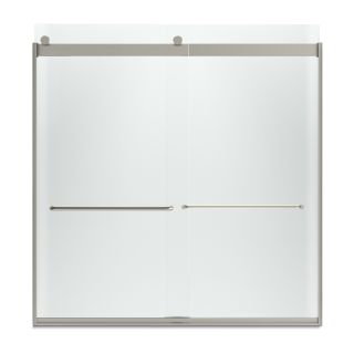 KOHLER Levity 59 5/8 in W x 62 in H Frameless Bathtub Door