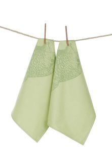 Sander   EXOTIC ANIMALS 2 PACK   Tea towel   green
