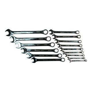 Industro 15 Piece Standard (SAE) and Metric Combination Wrench Set
